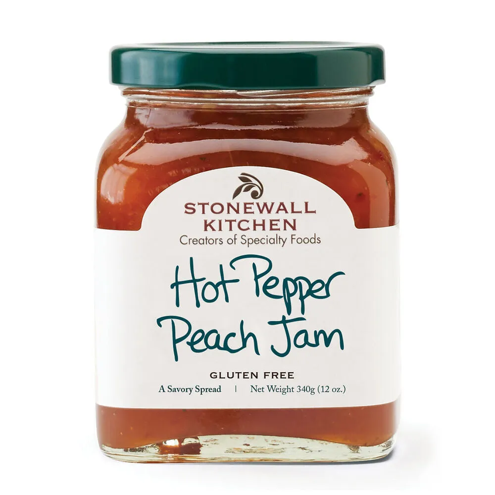 12 Ounce Hot Pepper Peach Jam