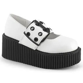 3 Inch Platform CREEPER-230 White Pu