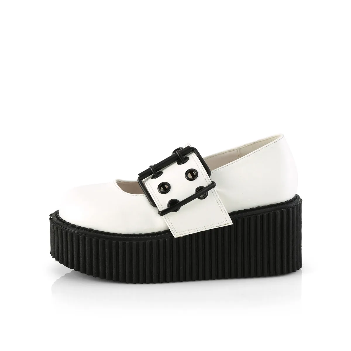 3 Inch Platform CREEPER-230 White Pu