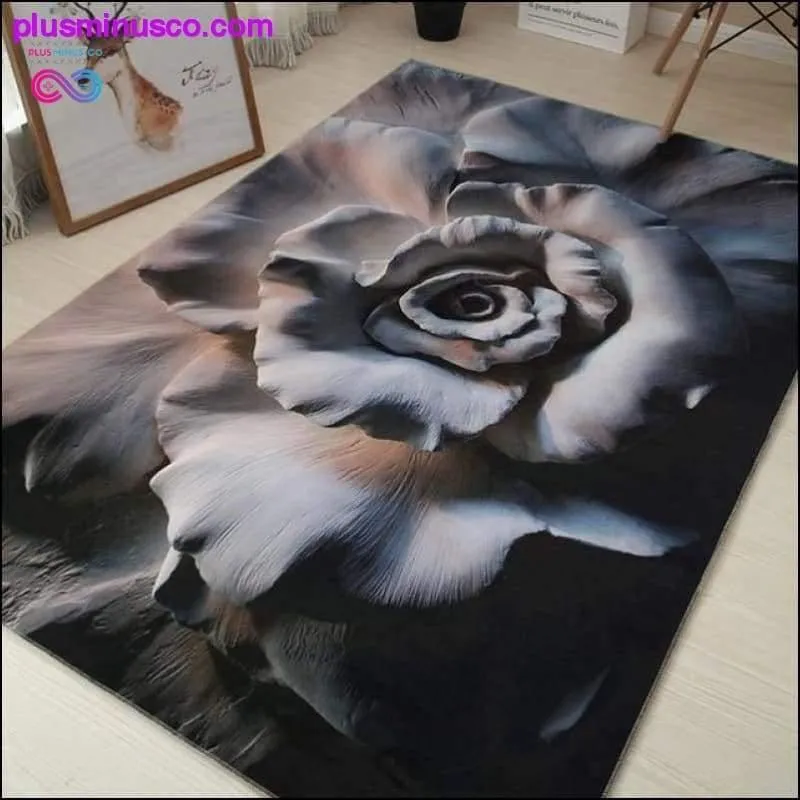 80*120cm Decorative 3D Printing Anti-Slip Rug or Carpet for