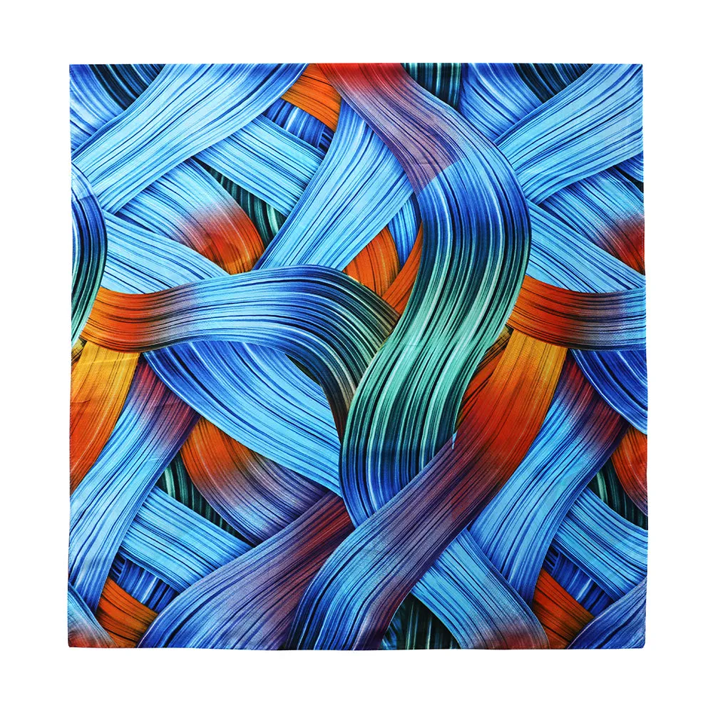 Abstract Multicolor Lightweight Scarf