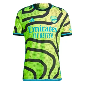 adidas Men's Arsenal 2023/24 Authentic Away Jersey Solar/Black