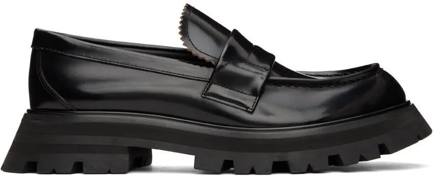 Alexander McQueen Black Wander Loafer