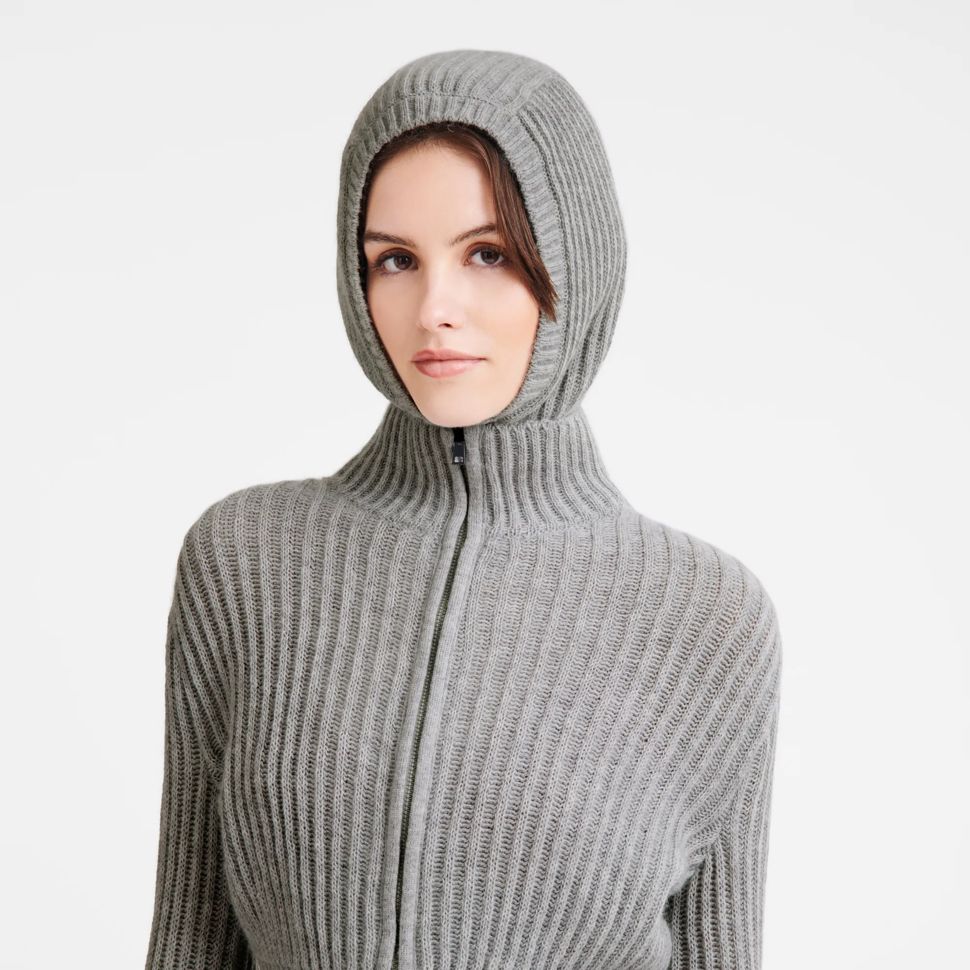 Balaclava Grey - Knit