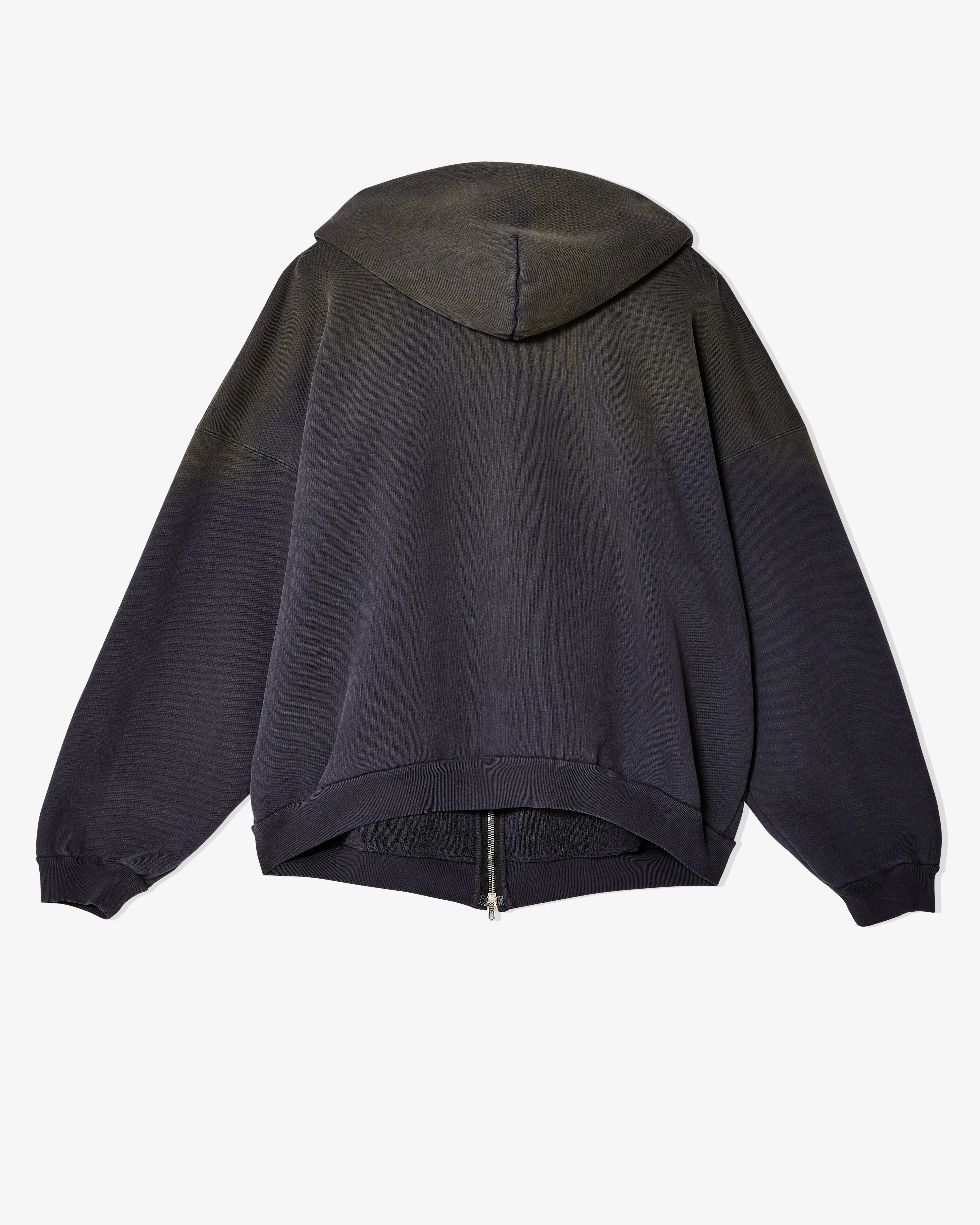 Balenciaga - Men's Scarf Zip-Up Hoodie - (Faded Black)