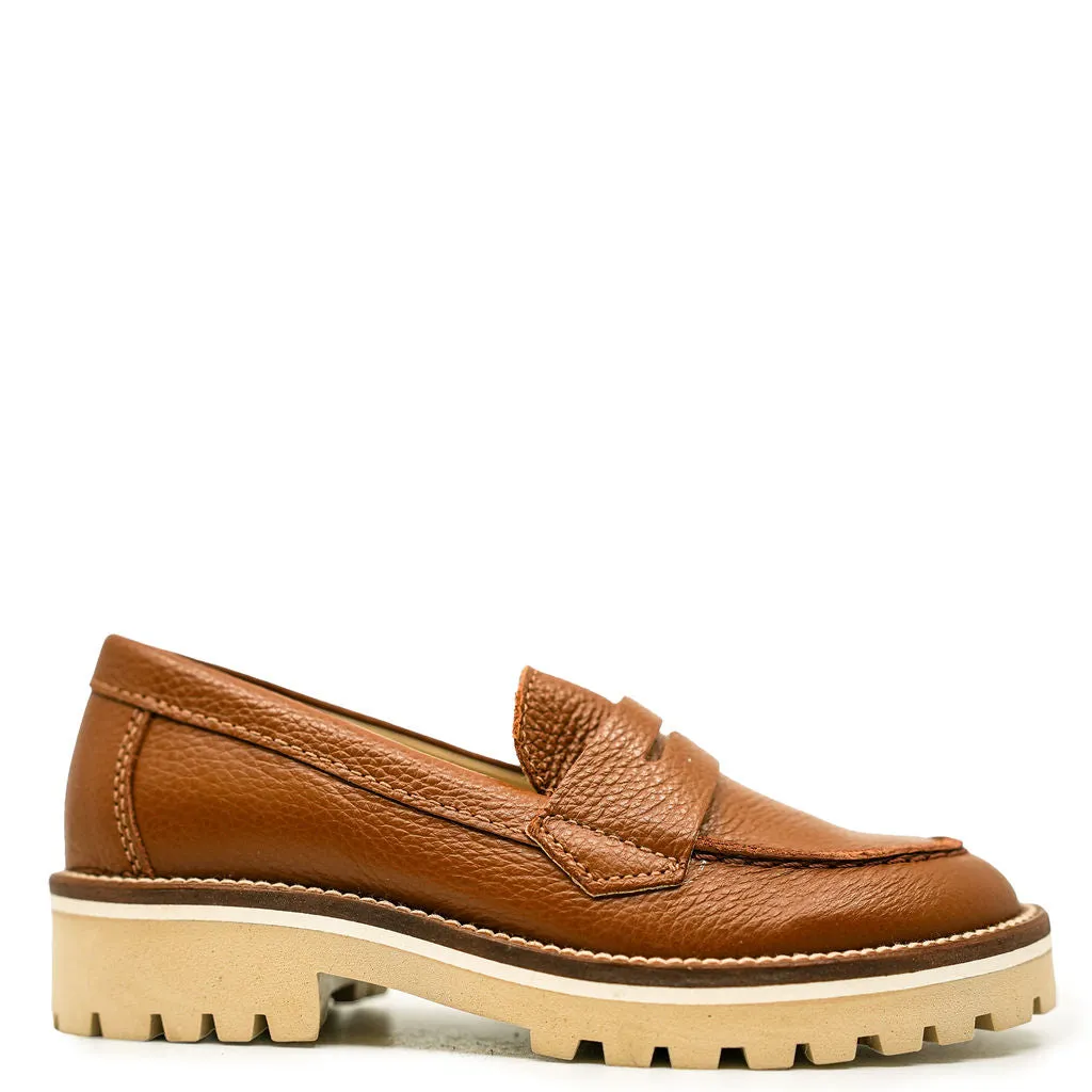 Beberlis Tan Chunky Loafer