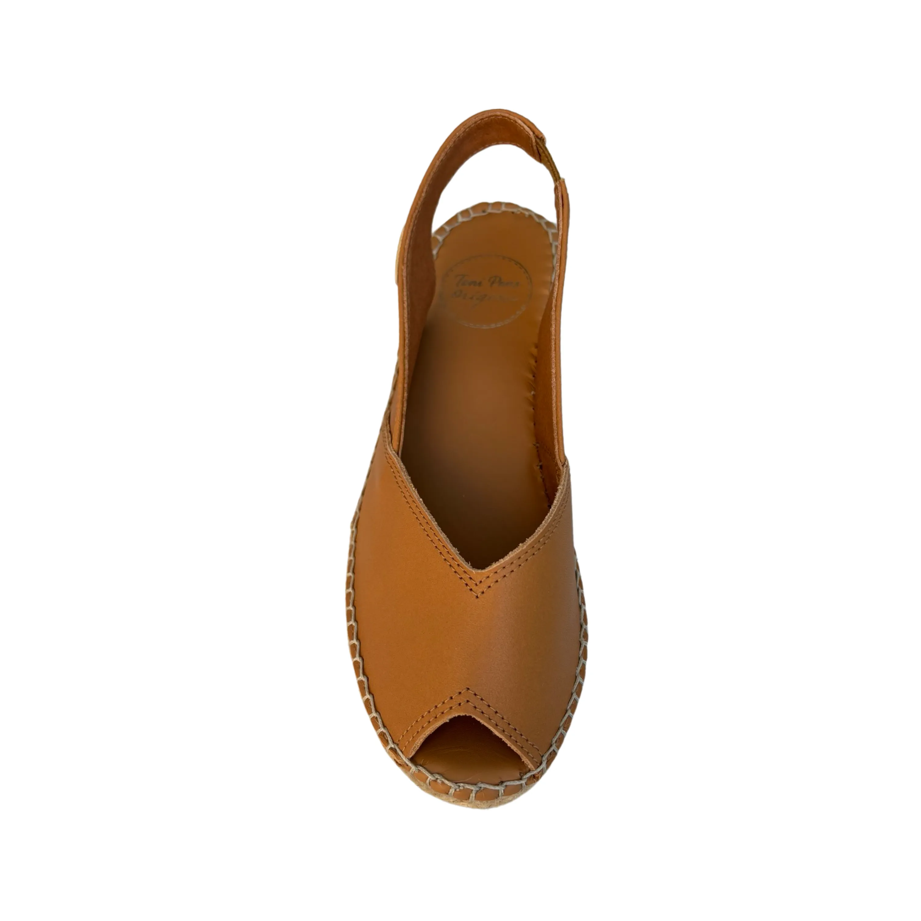 Bernia Tan Leather Espadrille