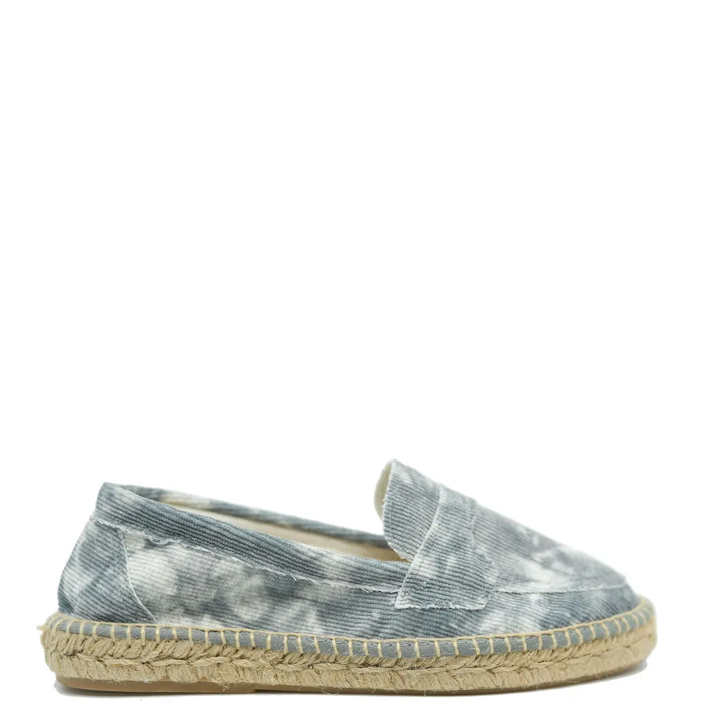 Blublonc Tie Dye Denim Espadrille