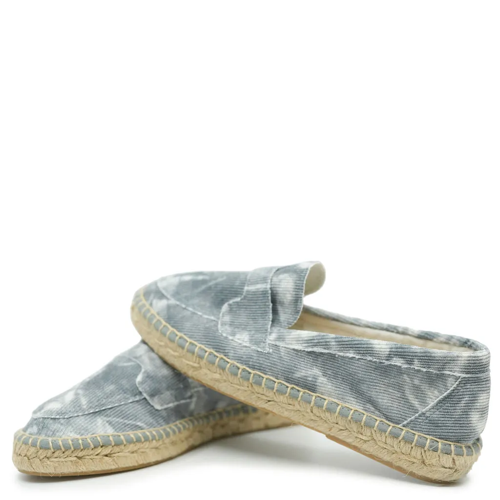 Blublonc Tie Dye Denim Espadrille