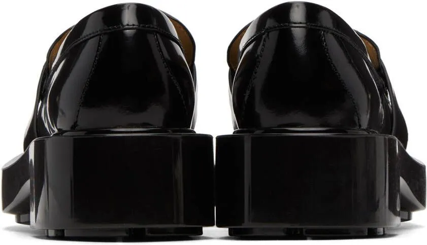 Bottega Veneta Black Monsieur Loafer