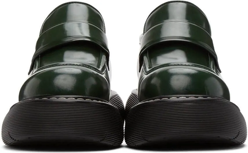 Bottega Veneta Green Swell Loafer