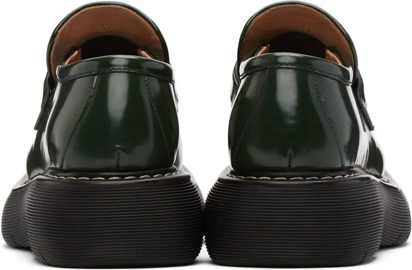 Bottega Veneta Green Swell Loafer