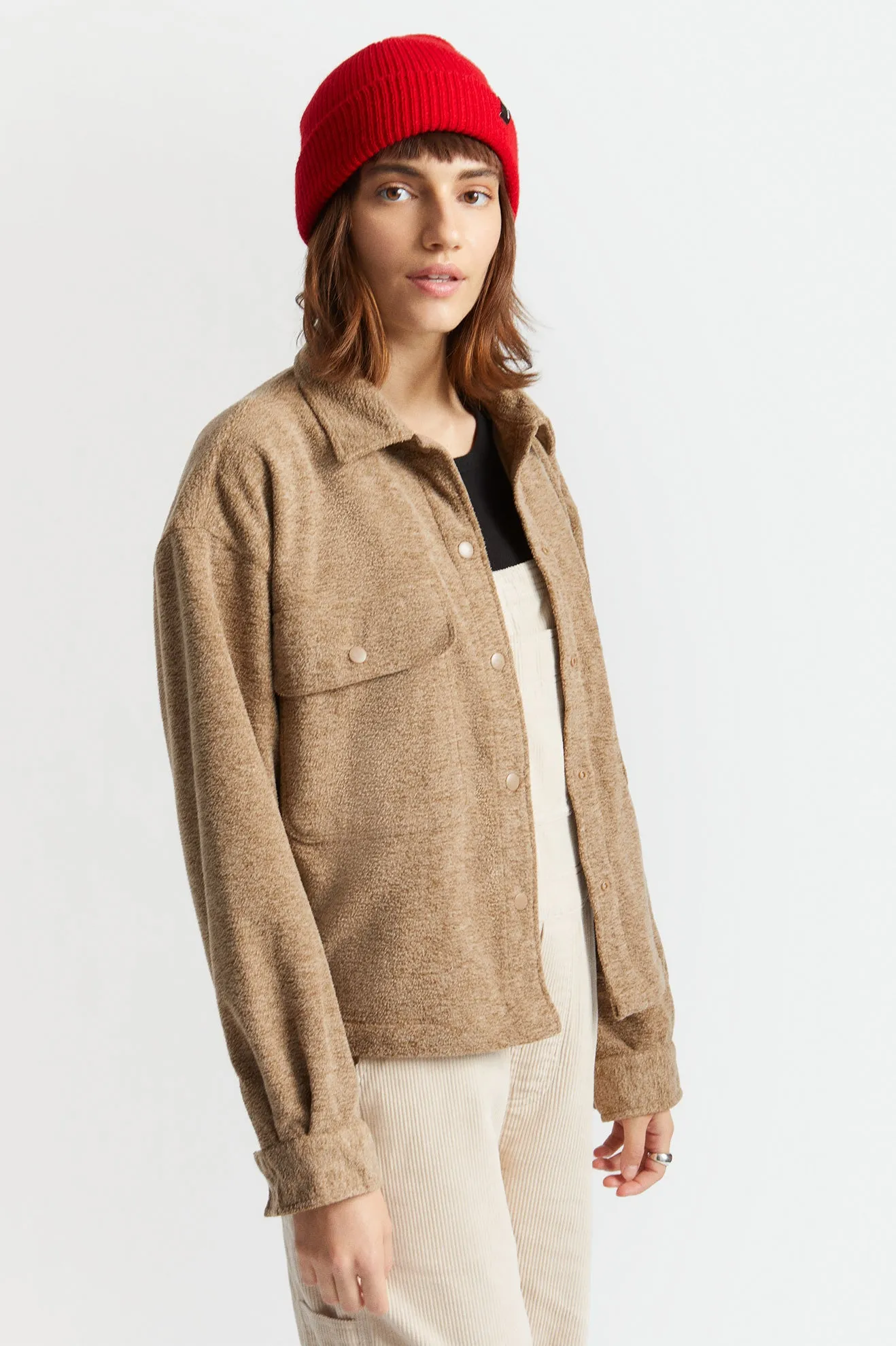 Bowery Women's L/S Arctic Stretch Fleece - Oatmeal