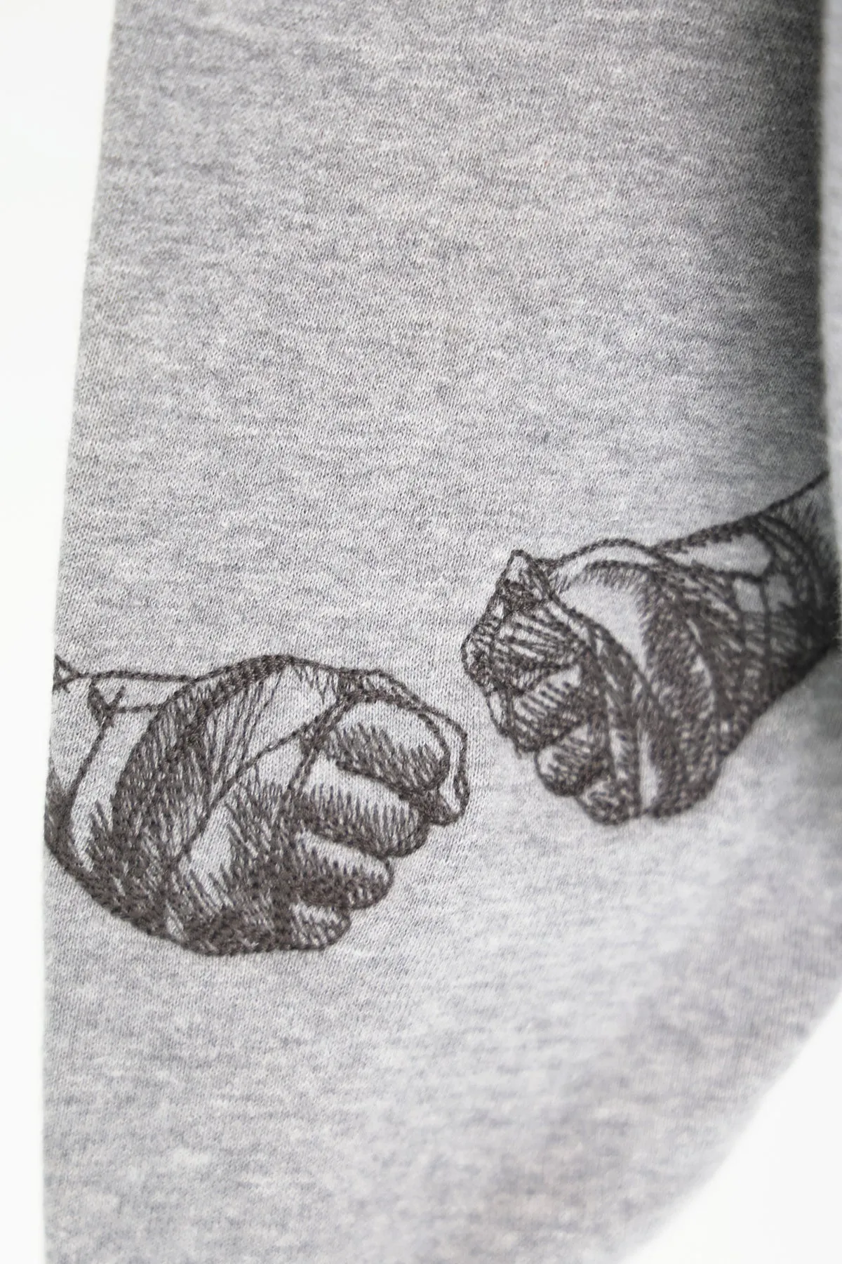 Boxing Hoodie - Heather Grey