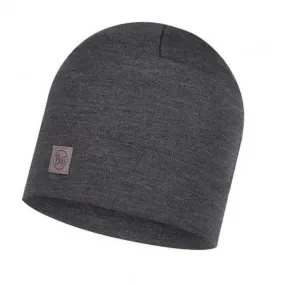 Buff Merino Heavyweight Beanie Hat Grey