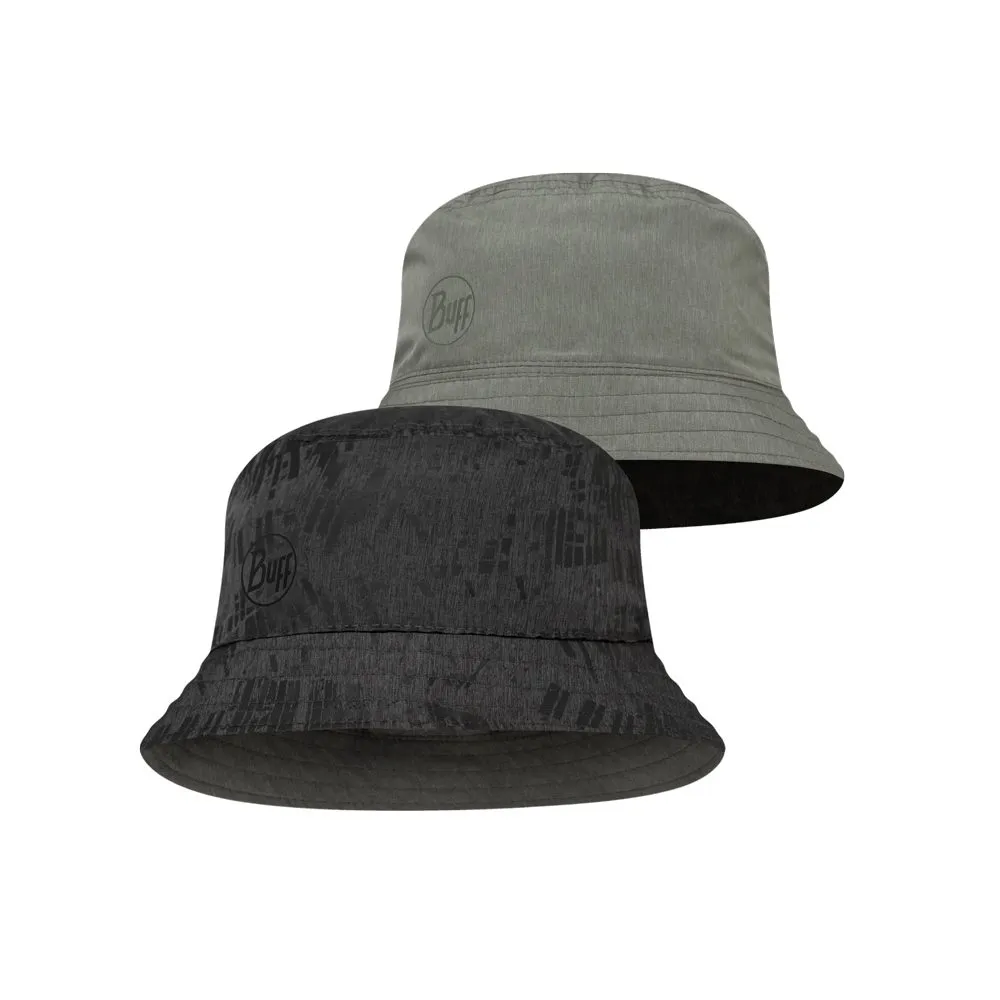 BUFF\u00ae - Travel Bucket Hat gline black grey