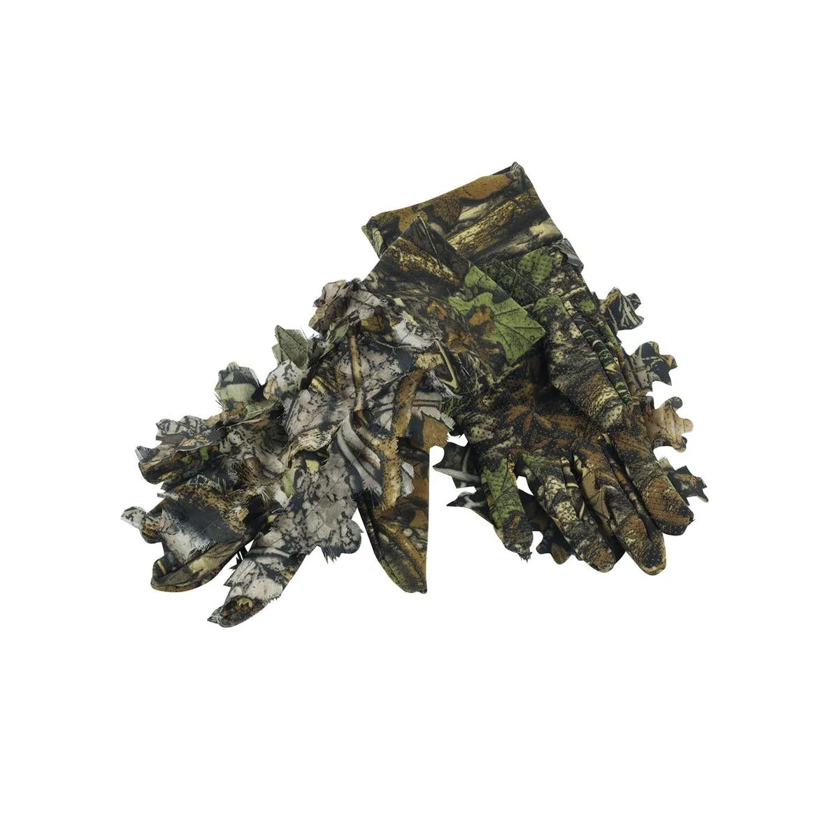 BushWear Deerhunter Sneaky 3D Facemask One Size Camo and Deerhunter Sneaky 3D Gloves w. Dots One Size Camo Bundle