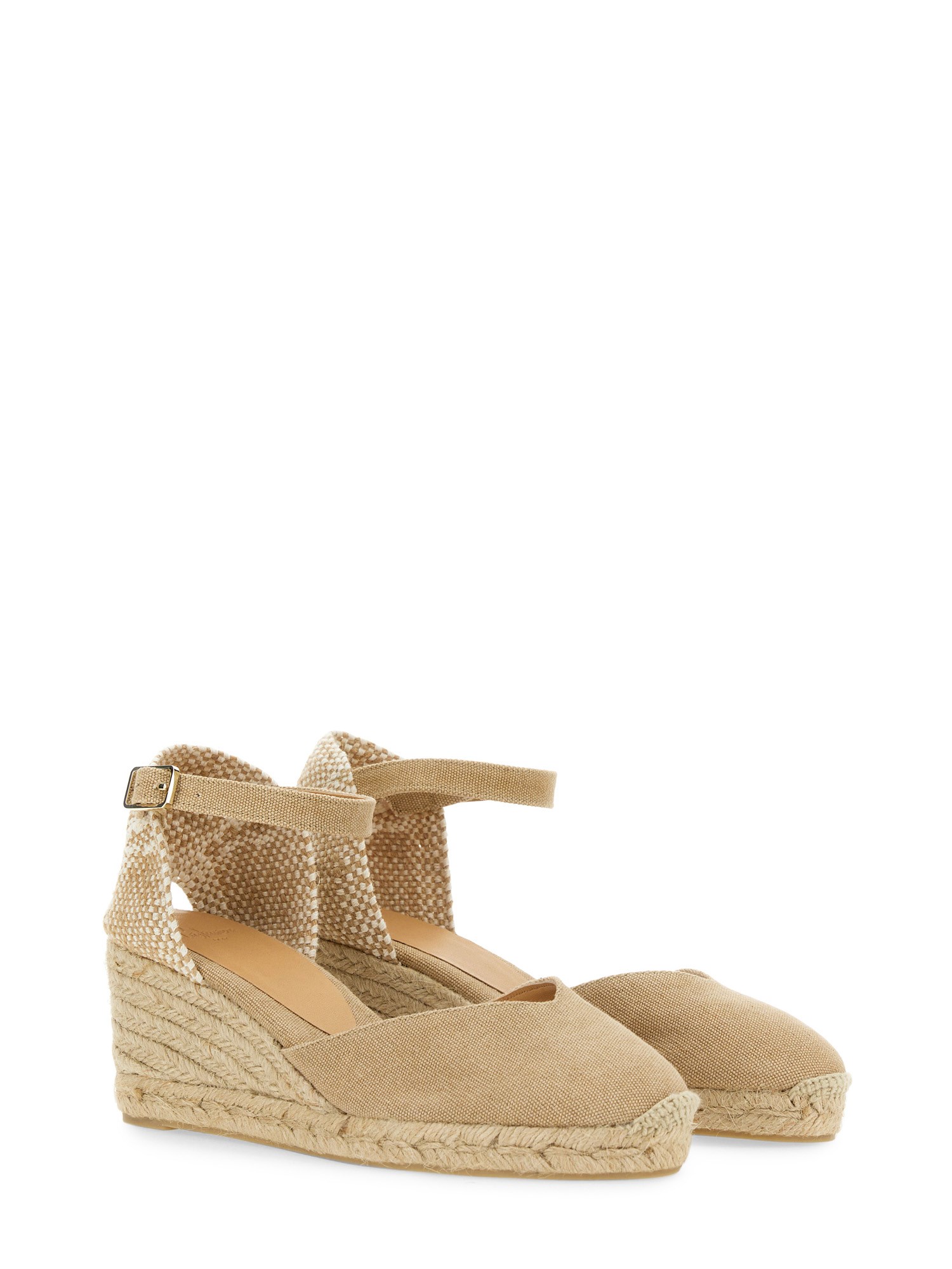 CASTANER    COTTON CANVAS ESPADRILLE CHIARITA WITH WEDGE