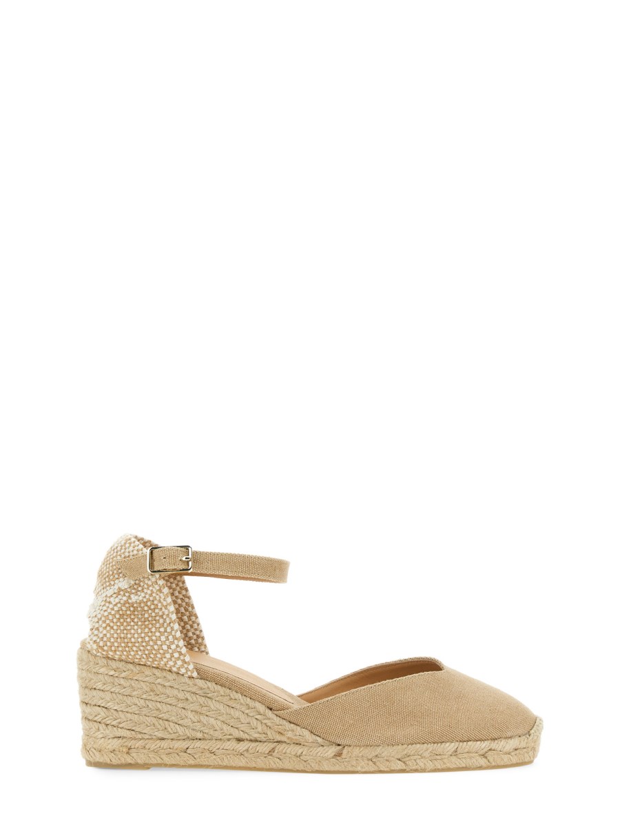 CASTANER    COTTON CANVAS ESPADRILLE CHIARITA WITH WEDGE