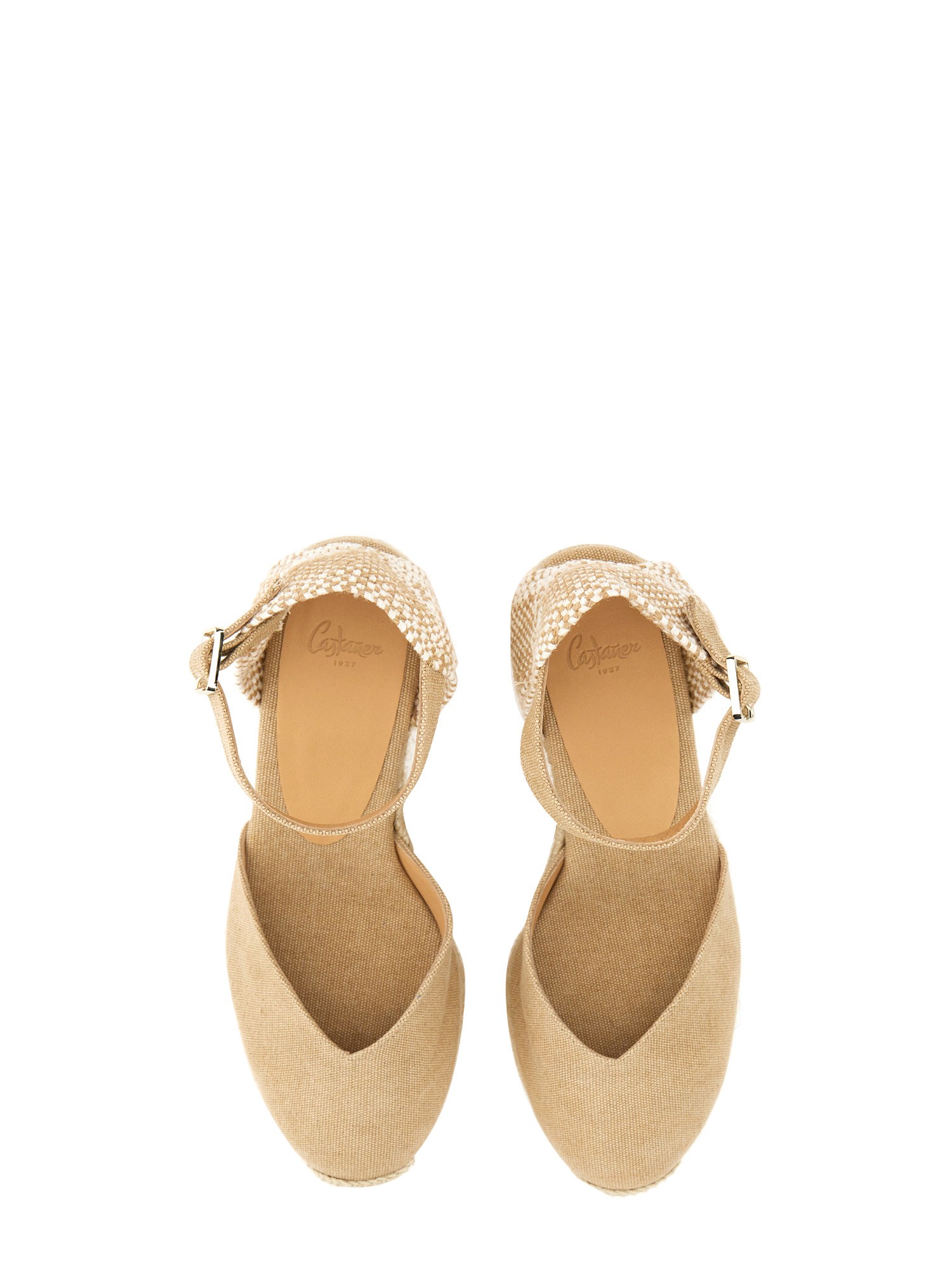 CASTANER    COTTON CANVAS ESPADRILLE CHIARITA WITH WEDGE