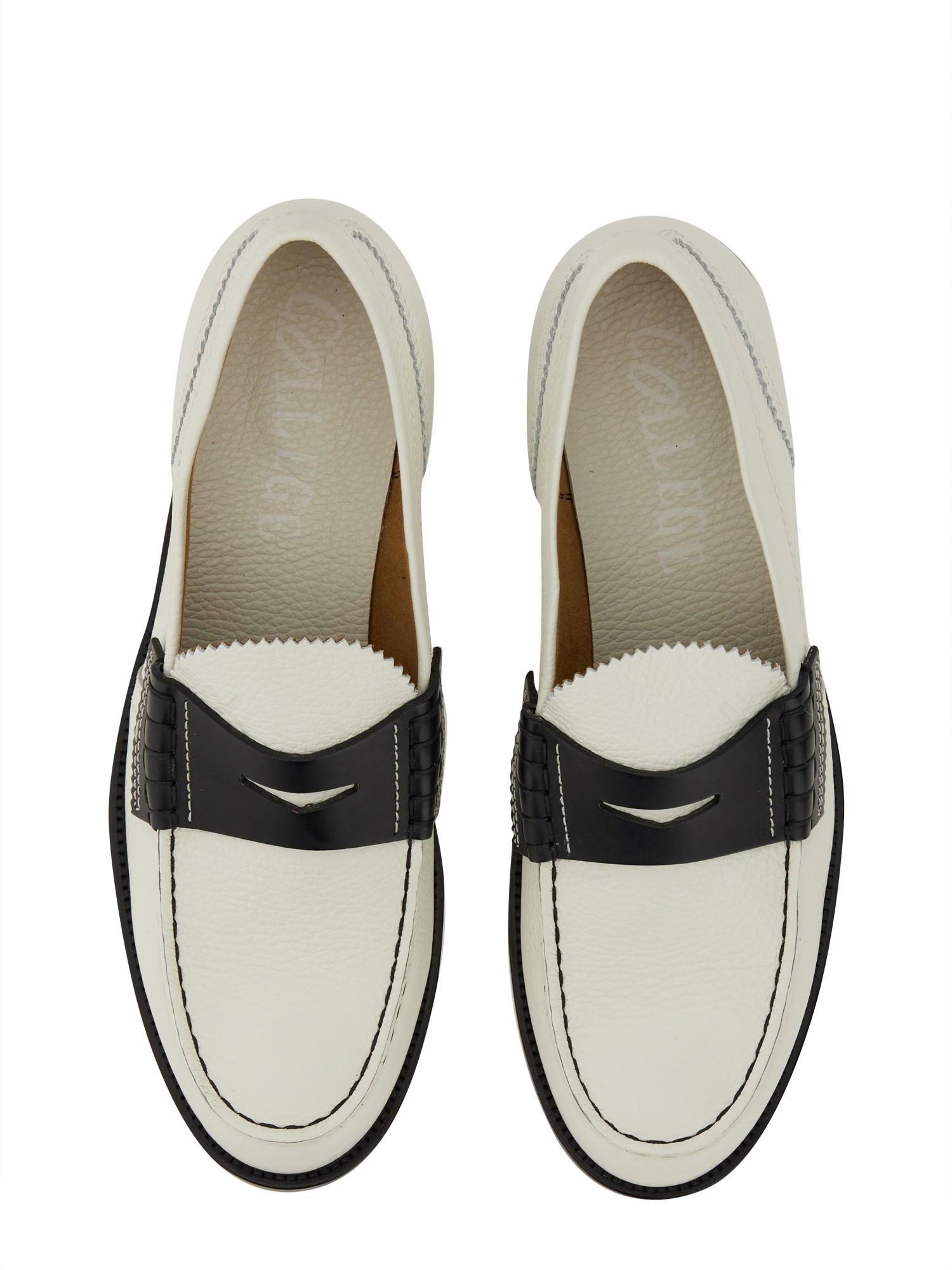 COLLEGE    LEATHER LOAFER