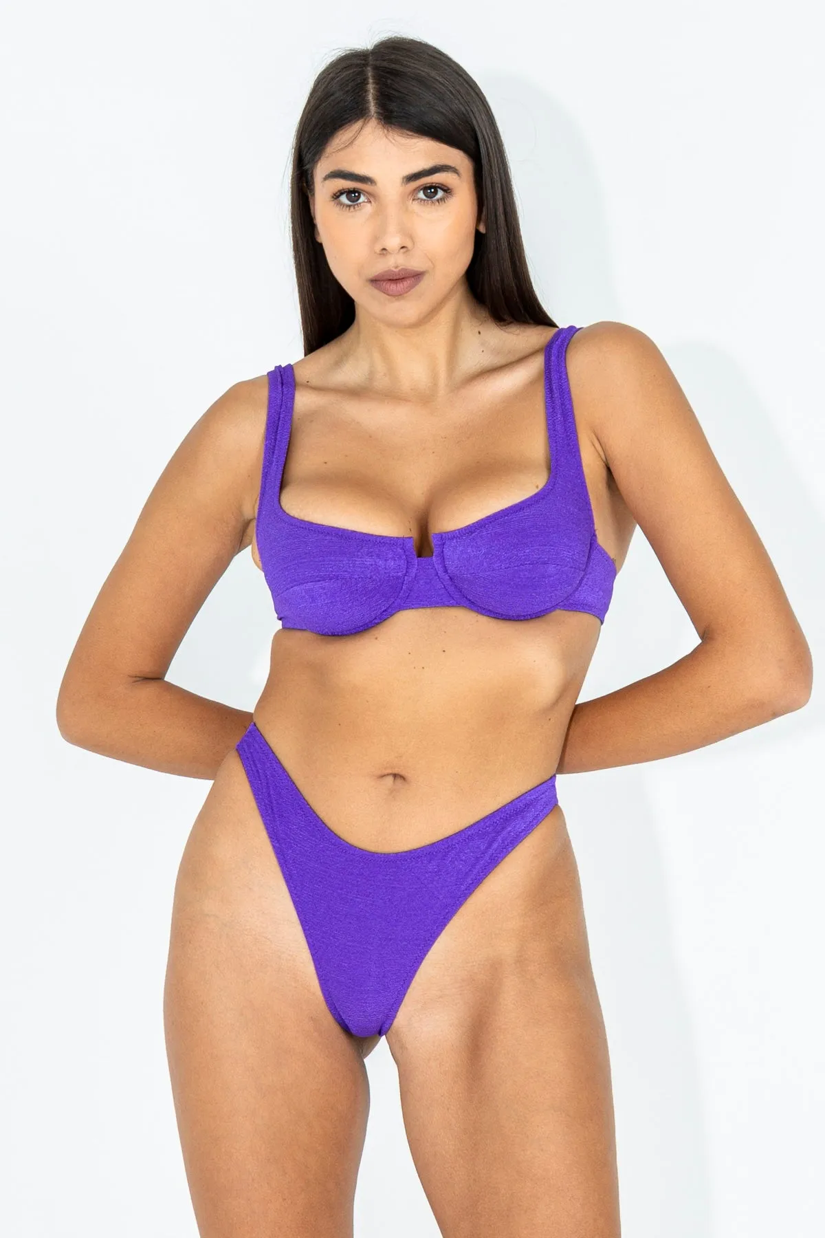 Costume bikini top e slip americano visionary dose