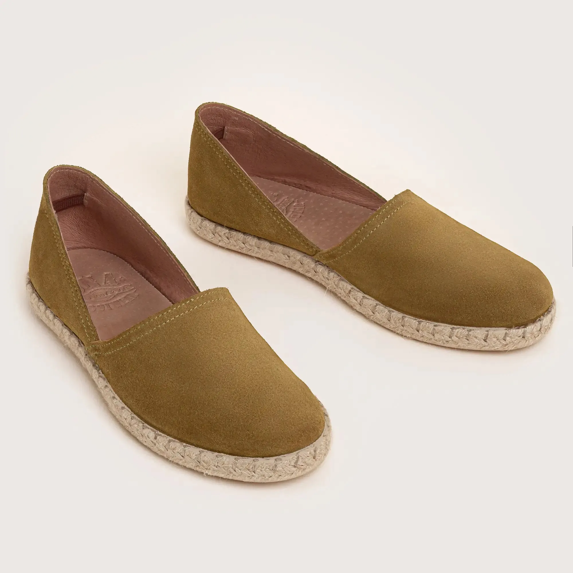 Cresent Suede Espadrille - Olive