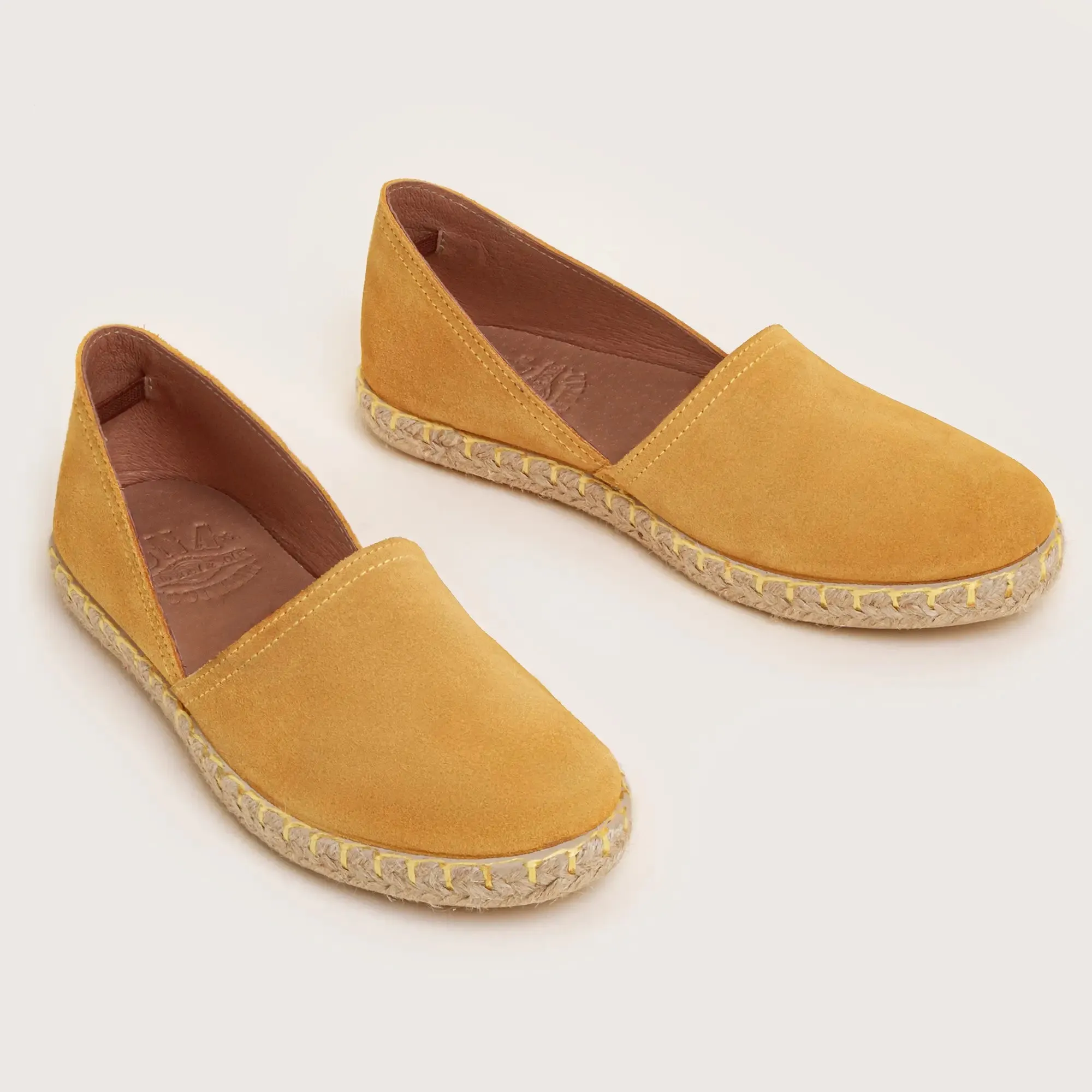 Cresent Suede Espadrille - Yellow