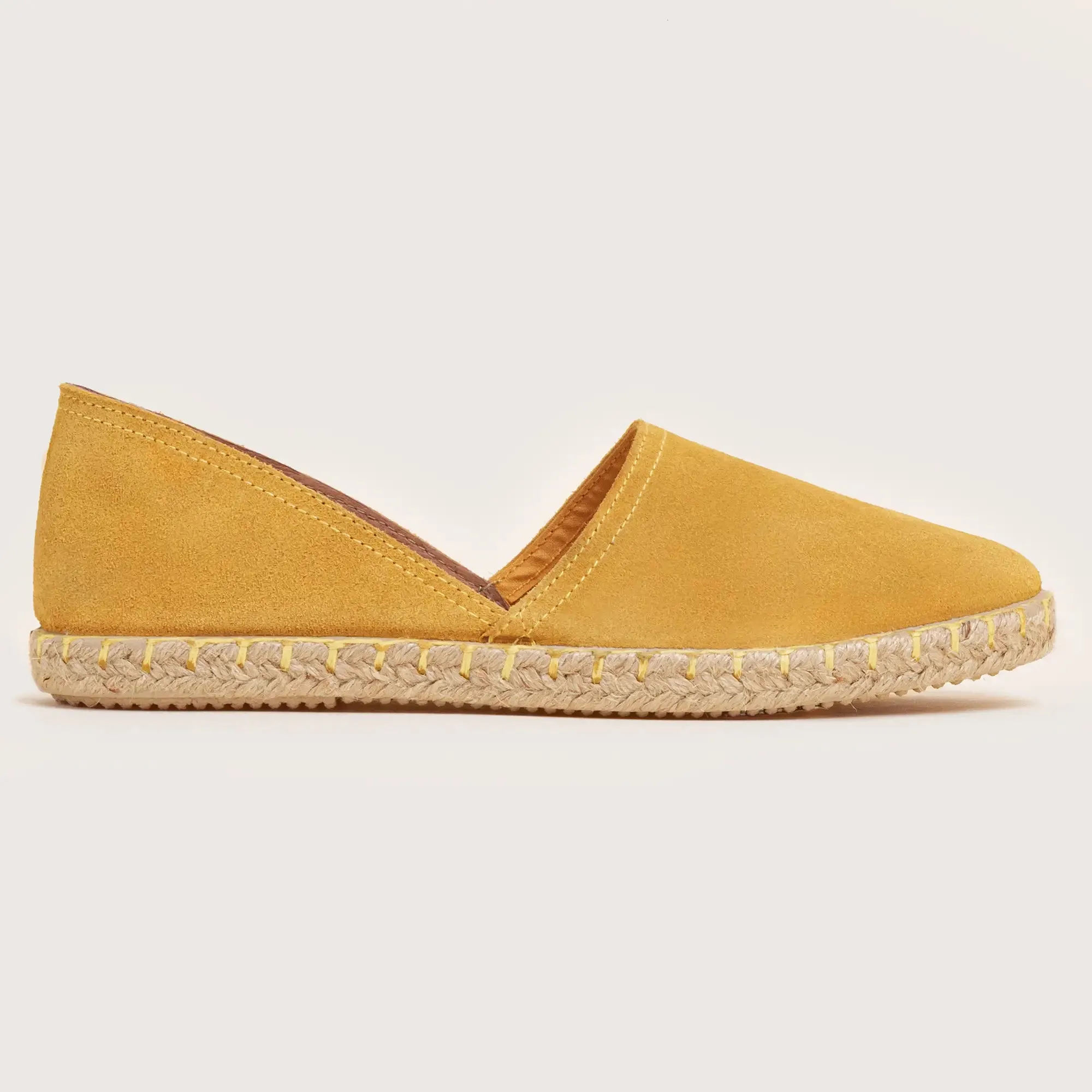 Cresent Suede Espadrille - Yellow