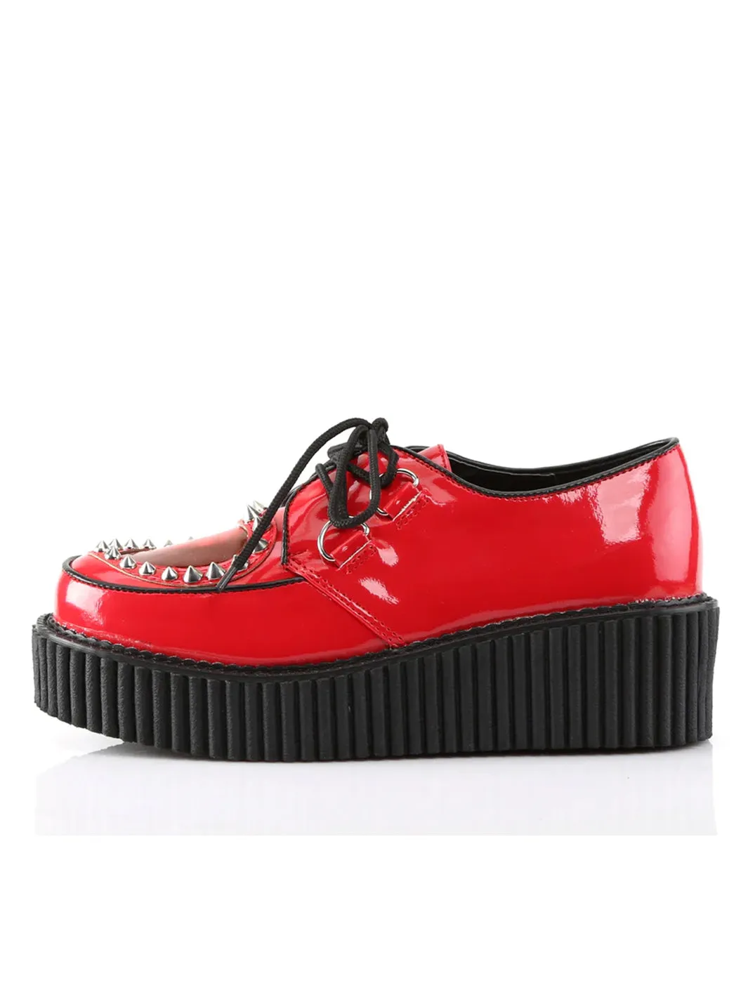 DEMONIA CREEPER-108 - RED PATENT  PRE ORDER 