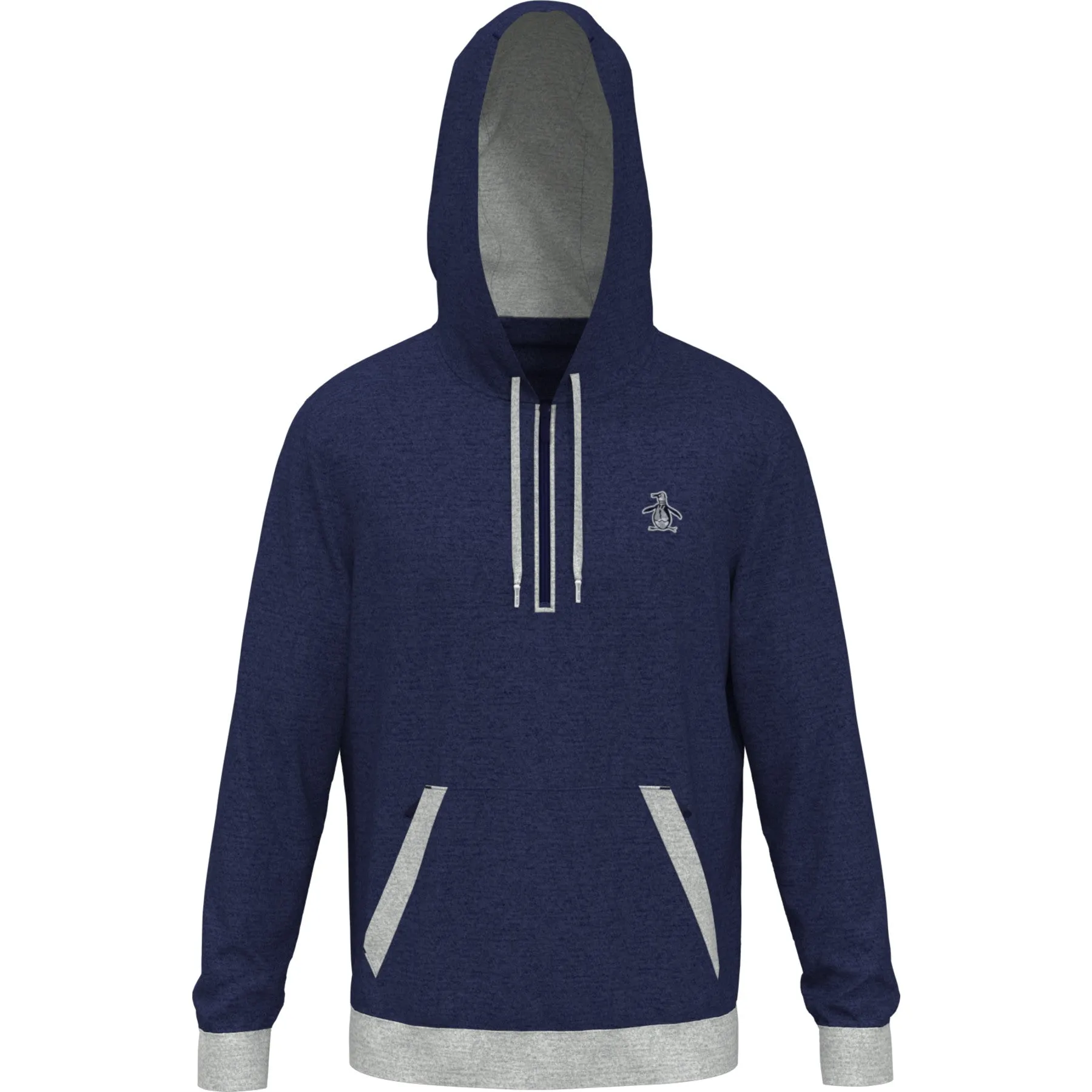 Earl Colour Block Golf Hoodie In Black Iris Bijou Heather