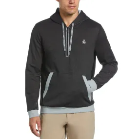 Earl Colour Block Golf Hoodie In Dark Caviar Heather