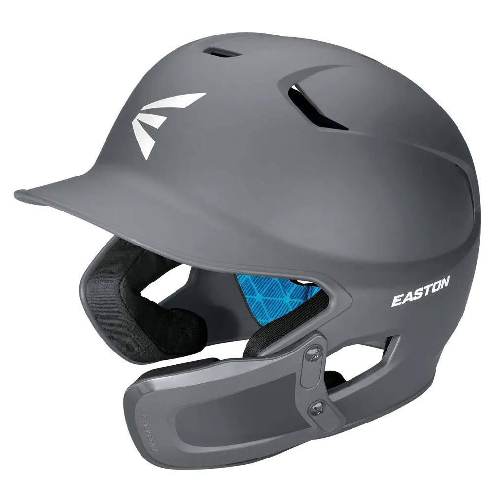 Easton Z5 2.0 Matte Solid Batting Helmet with Universal Jaw Guard: A168539 / A168540