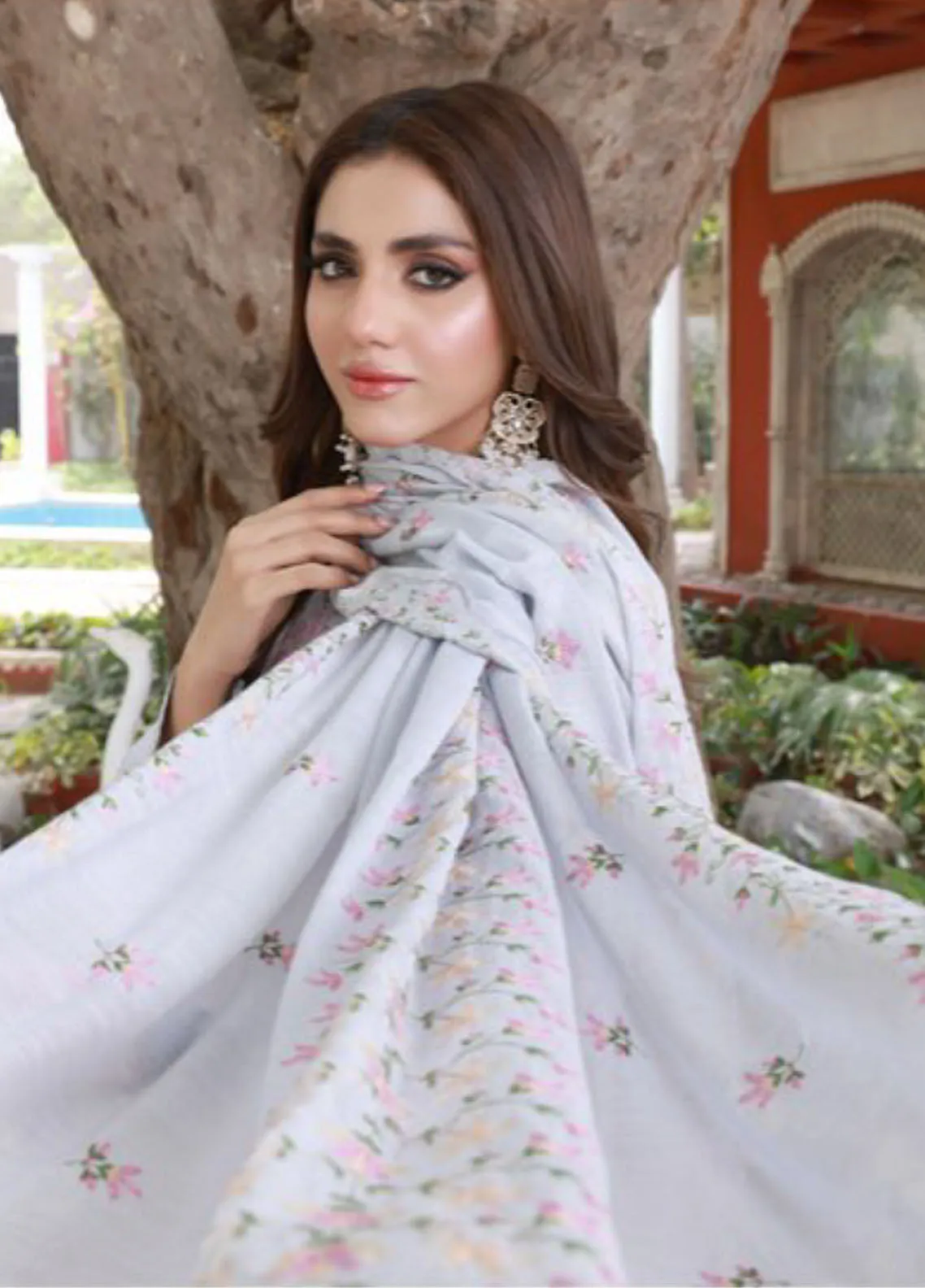 Edition Bareeze By Schick Embroidered Slub Lawn 3 Piece Unstitched Suit SDH24EBESL D-03