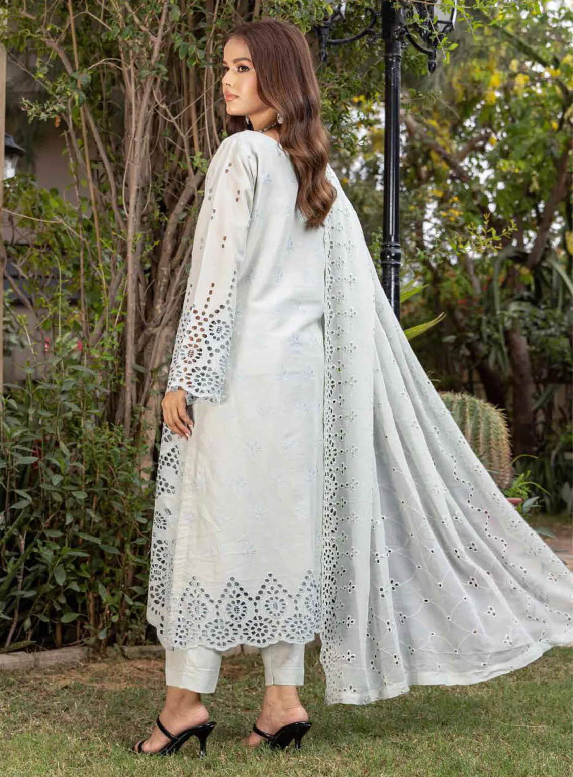 Eid Mubarak By Schick Luxury Embroidered Lawn 4 Piece Unstitched Suit SDH24EM LEL-07