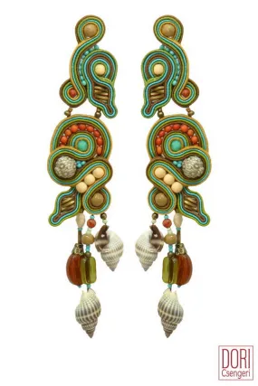 Eilat Resort Showstopper Shell Earrings