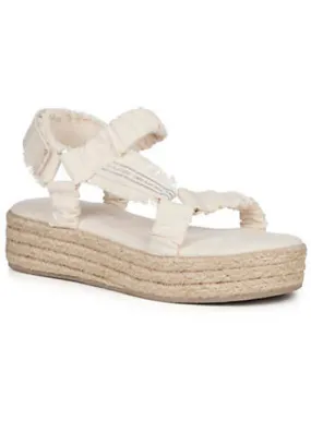 EMU Australia Evans Natural Espadrille Flatform Sandals | Grattan