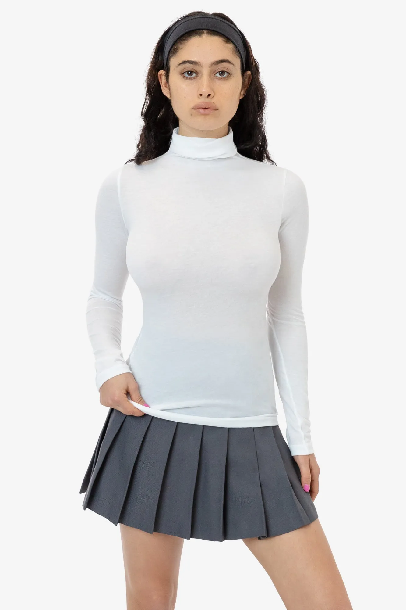 FF306 - 50/50 Poly Cotton Mock Turtleneck