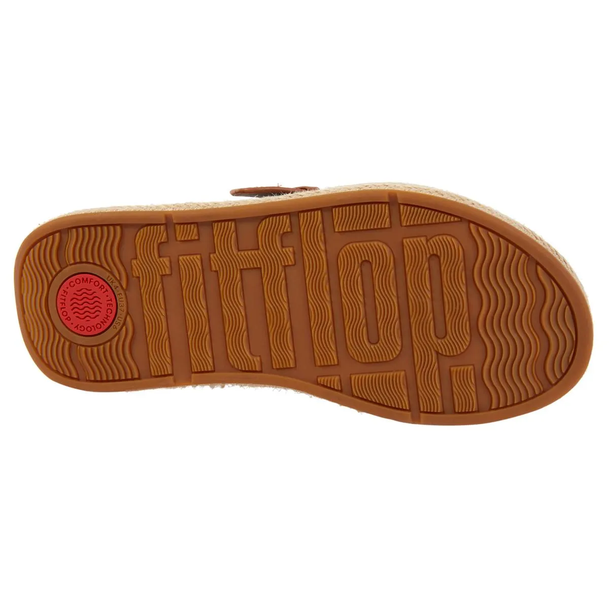      FitFlop® F-Mode Espadrille Leather Flatform     