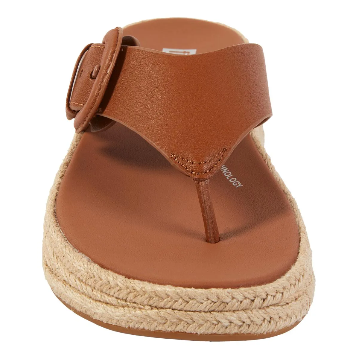      FitFlop® F-Mode Espadrille Leather Flatform     