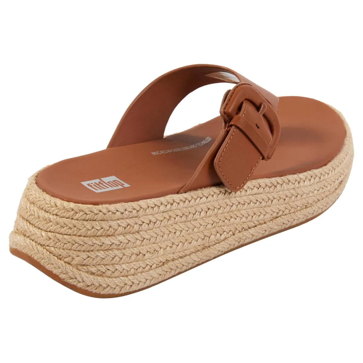      FitFlop® F-Mode Espadrille Leather Flatform     