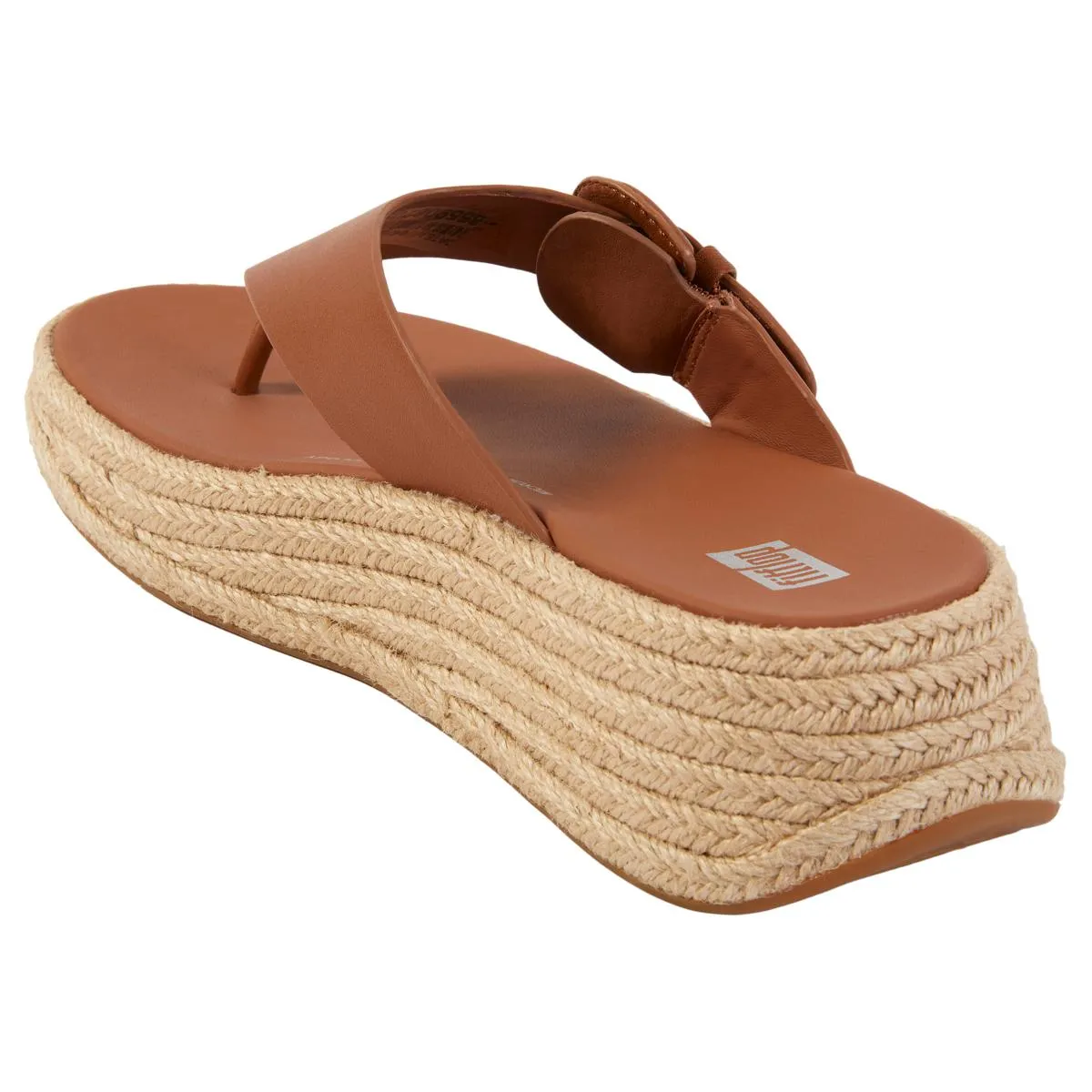      FitFlop® F-Mode Espadrille Leather Flatform     