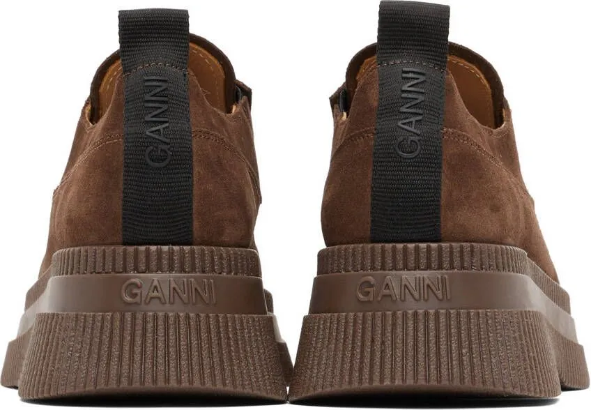 GANNI Brown Creepers Loafers