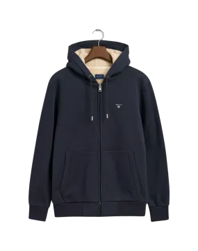 GANT Sherpa Fleece Full Zip Hoodie