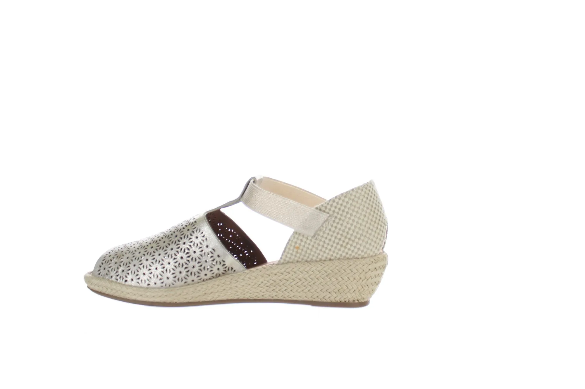 Gentle Souls Gold Womens Espadrille Sz 7