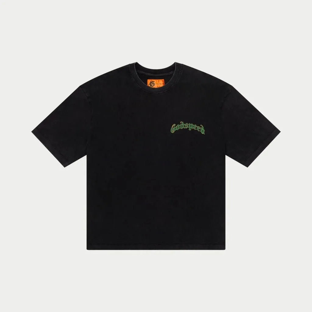 Godspeed - Balaclava Szn T Shirt - Black Wash