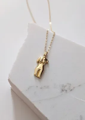 Gold La Femme Female Figure Necklace by Layer the Love