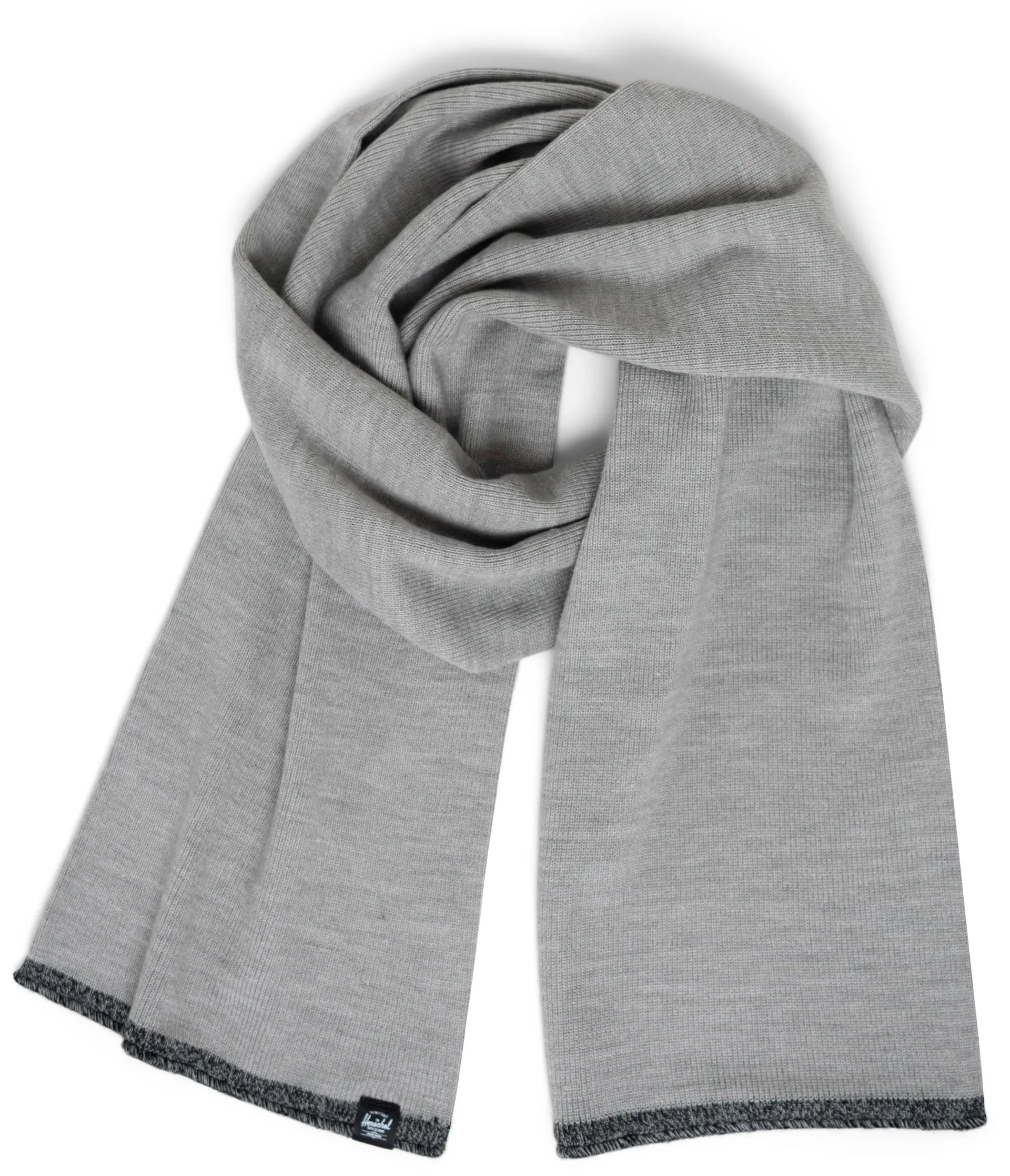 Herschel Classic Stripe Scarf Heather Light Grey