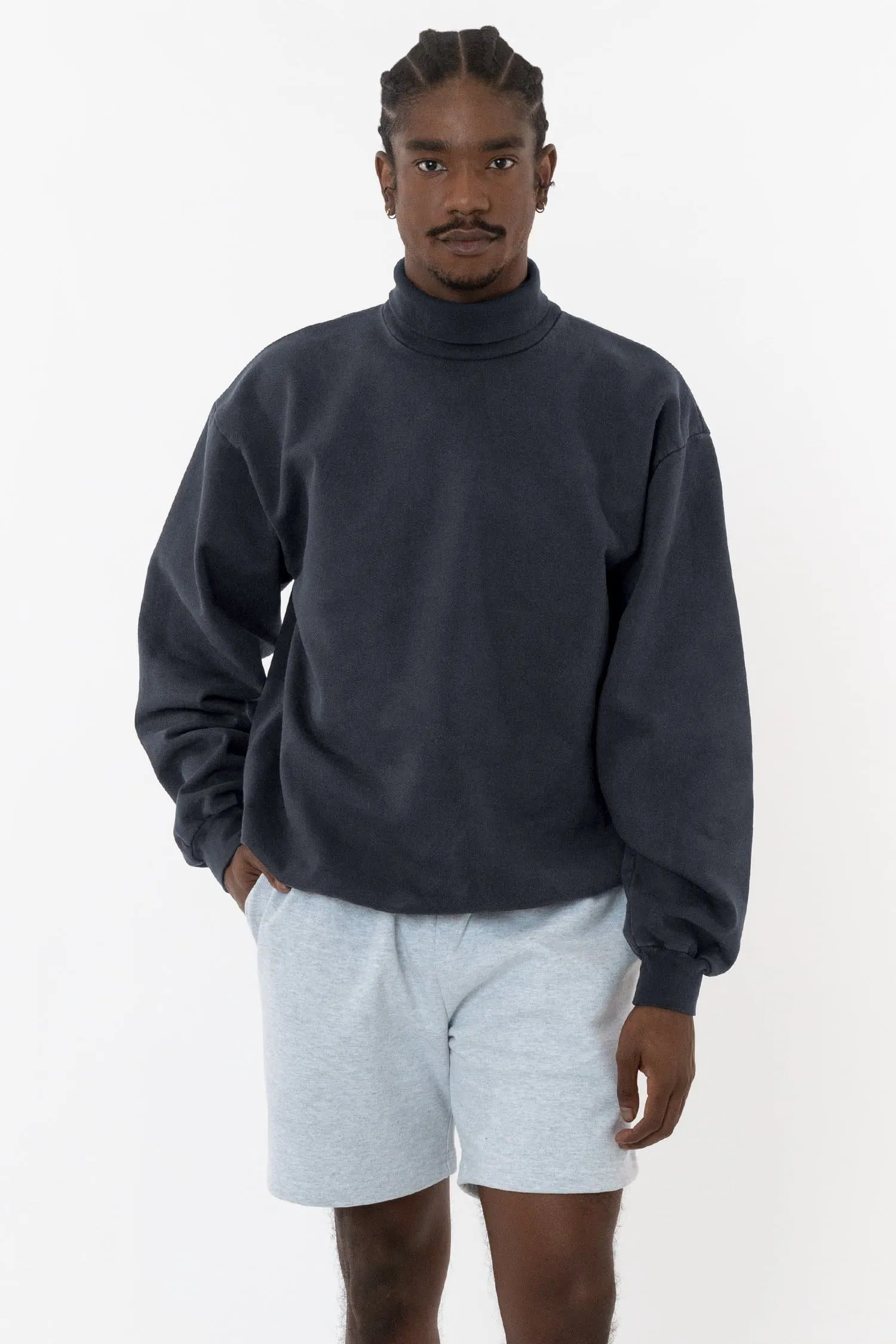 HF13 - Heavy Fleece Turtleneck (Garment Dye)