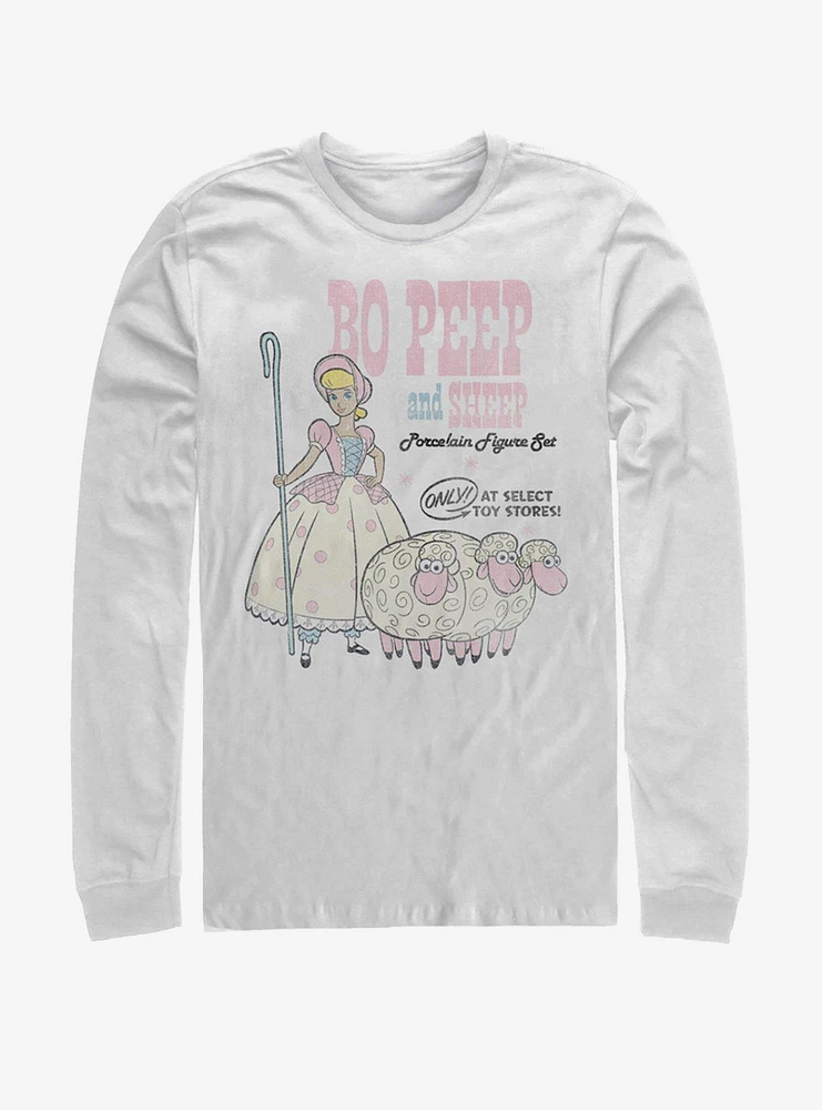 Hot Topic Disney Pixar Toy Story 4 Bo Peep And Sheep White Long-Sleeve T-Shirt